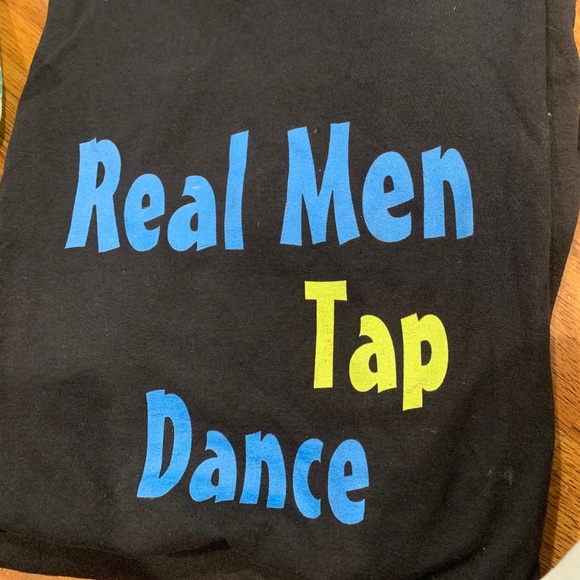 Men's Tshirt  Real Men Tap Dance size XL- Brand new, never worn - Picture 1 of 1